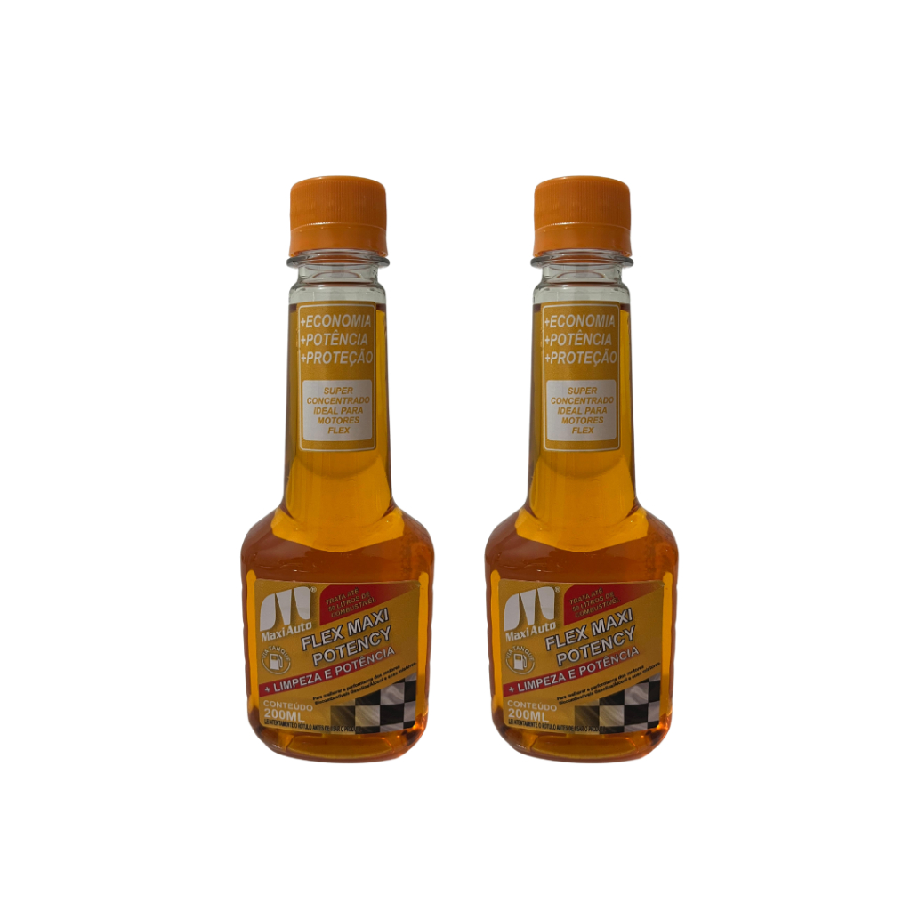 2 Aditivo De Combustivel Flex Maxi Auto 200ml em Oferta na Shopee