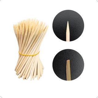 Palito Manicure Laranjeira Unha Sobrancelha Cuticula Chanfrado Espatula De Bambu Designer Henna Micro em Oferta na Shopee