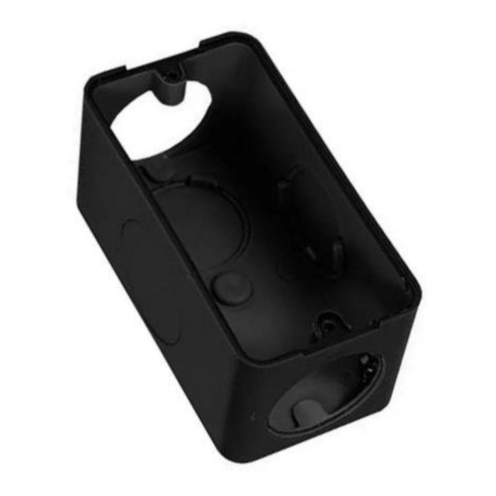 Kit caixa eletroduto + tampa tomada e interruptor tubo e acessórios 3/4 polegada Preto