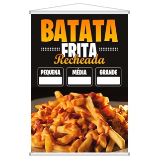 Banner BATATA FRITA RECHEADA Arte pronta em Oferta na Shopee