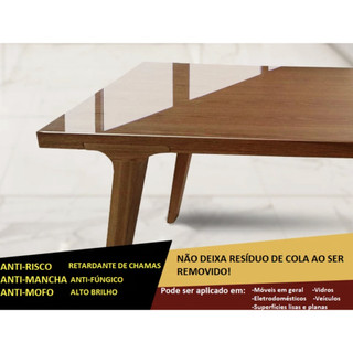 Vinil Adesivo Transparente Envelopamento Proteção Móveis Geladeira Armário Pode Molhar Autocolante