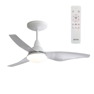 Ventilador de Teto Aliseu Taurus Branco Bivolt - Com Motor Inverter, Led Integrado, Diâmetro de 81cm em Oferta na Shopee
