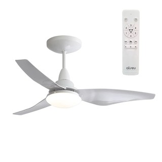 Ventilador de Teto Aliseu Taurus Branco Bivolt - Com Motor Inverter, Led Integrado, Diâmetro de 81cm