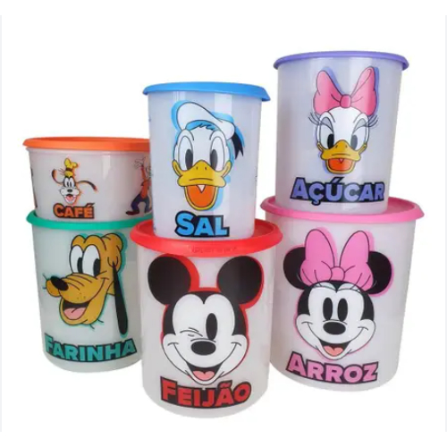 Tupperware Instantânea Mágica Disney peças individuais