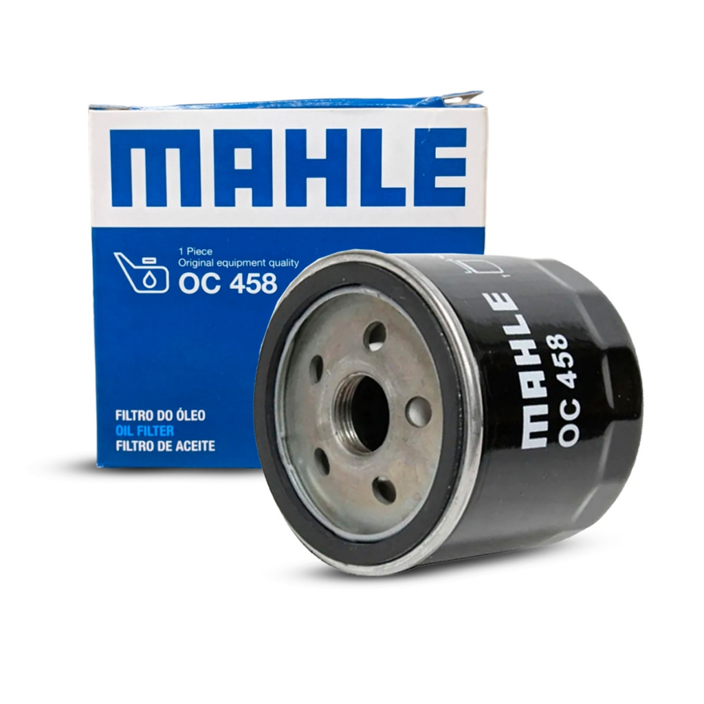 Filtro de Oleo Mahle OC 458 Linha Renault Logan Sandero 1.0 12V 2017 A 2024