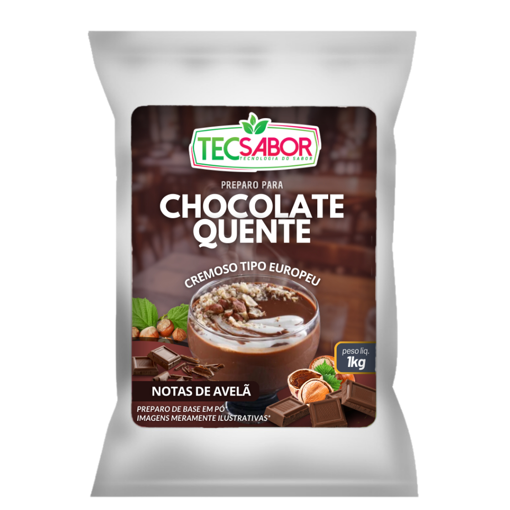 Chocolate Quente Cremoso tipo Europeu  Notas de Avelã - Tecsabor