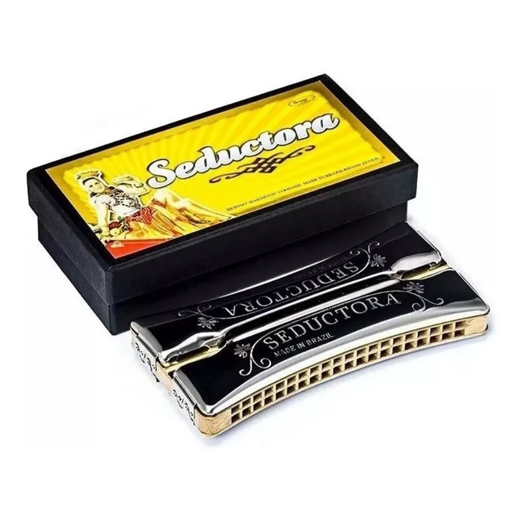 Gaita Profissional Dupla Hering C 80 Vozes Seductora 7980 - Hobbies & Collections