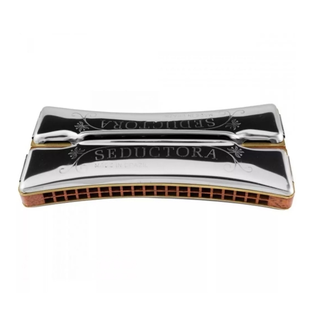 Detalhes do Gaita Profissional Dupla Hering C 80 Vozes Seductora 7980