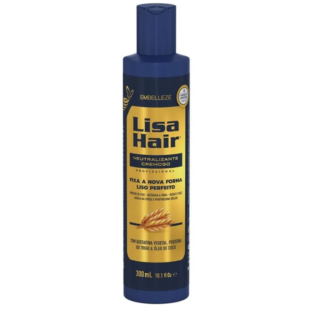 Neutralizante Profissional Liso Perfeito Lisahair Embelleze 300ml em Oferta na Shopee