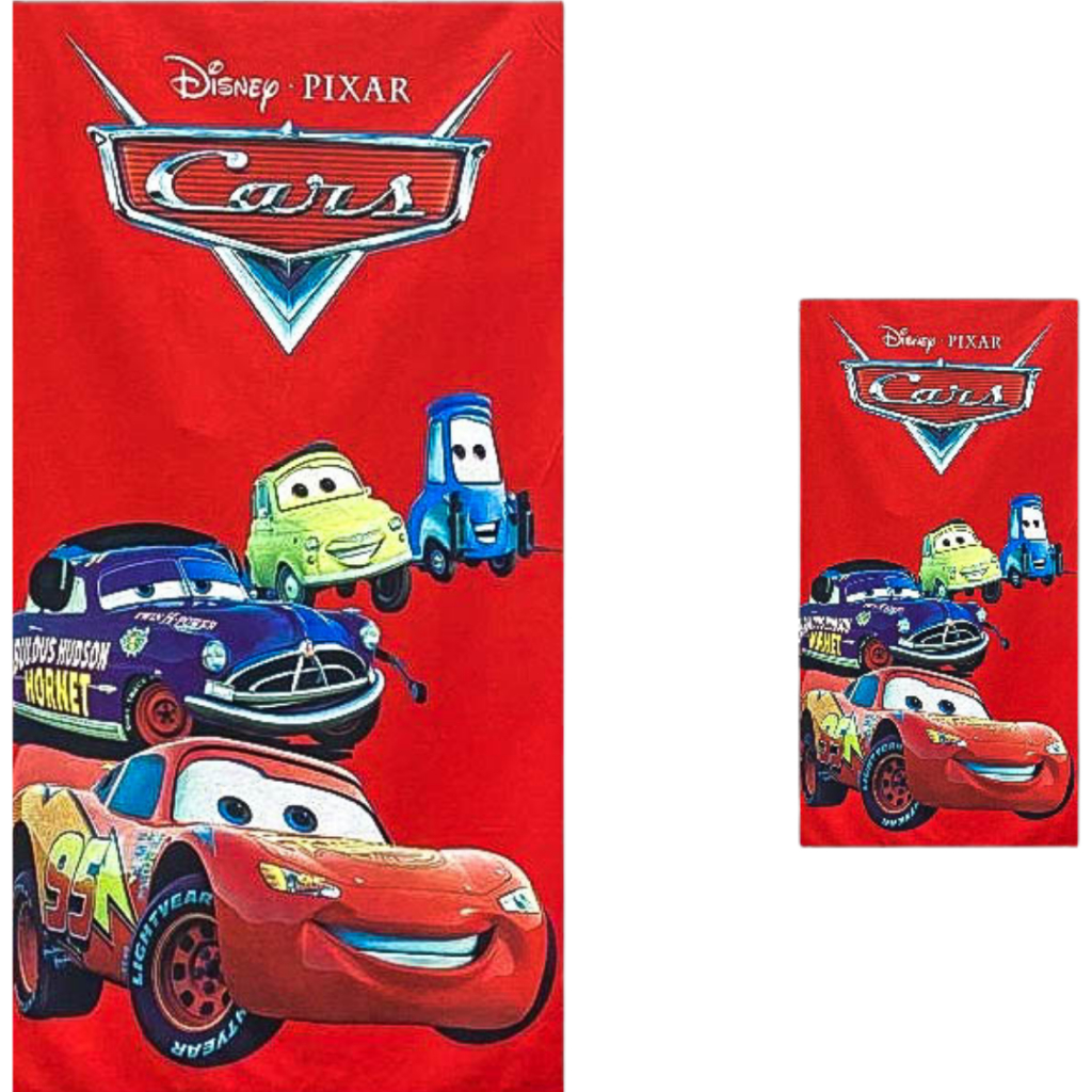 Toalha de Banho infantil Carros Vermelho macqueen - Ótima Qualidade