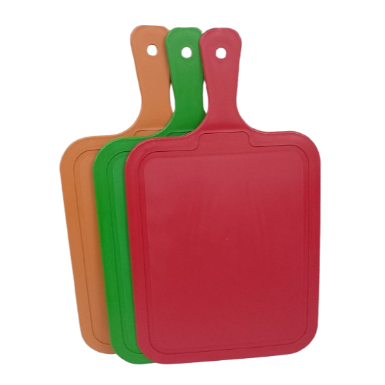 Conjunto 3 Tabua de Plástico Pequena para Carnes e Legumes