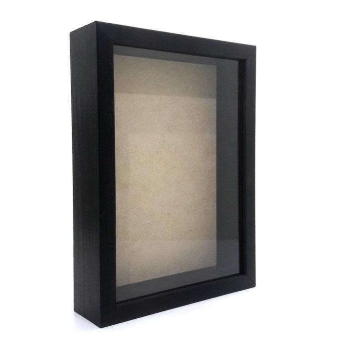 Molduras Caixa alta 21x30  Vidro e fundo Eucatex C/Profundidade 1,5