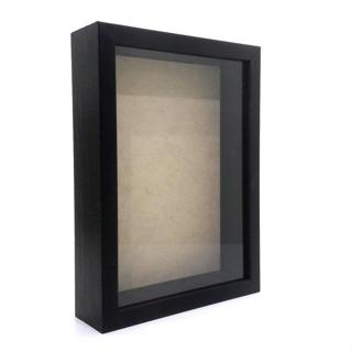 kit 3 Molduras Caixa alta 40x30  Vidro e fundo Eucatex C/Profundidade 1,5 em Oferta na Shopee