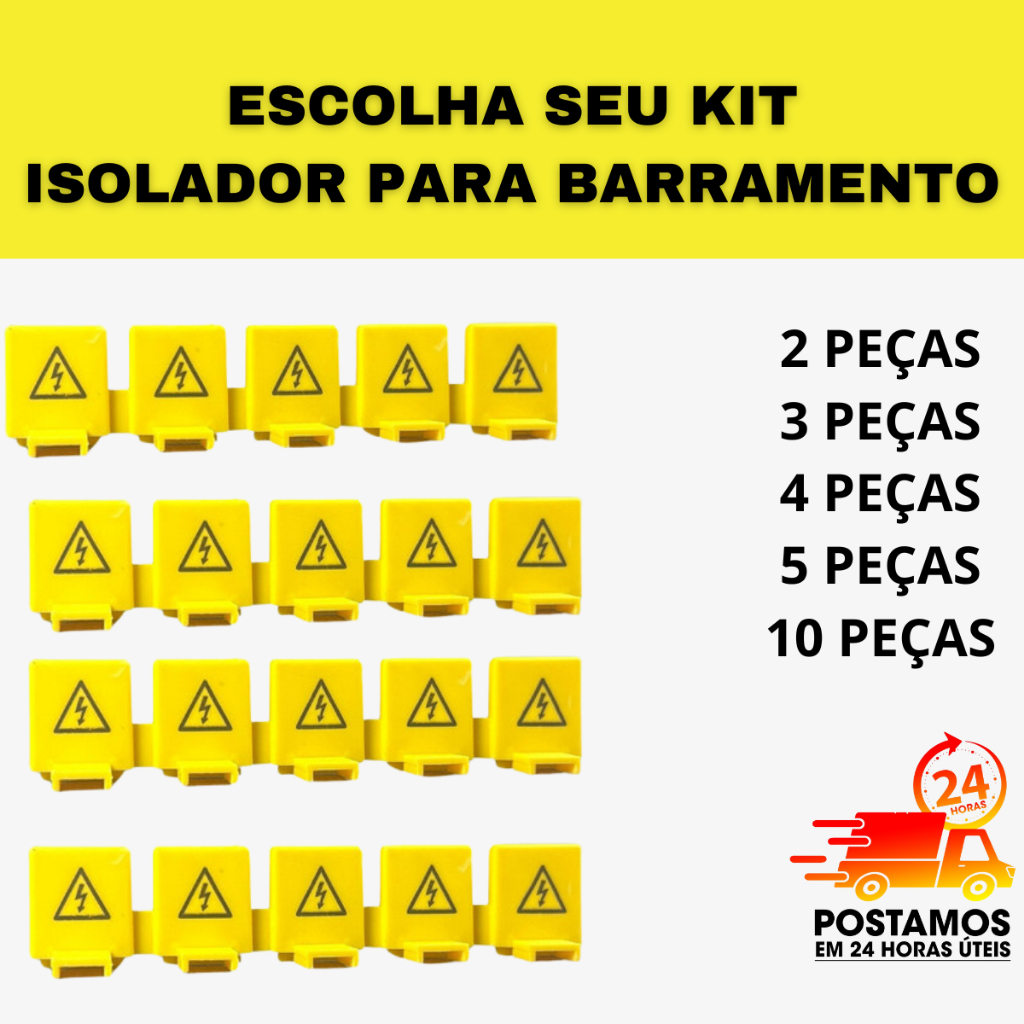 Protetor Isolador Barramento Pente  Pacote Com 2 á 10 PEÇAS- 10 PEÇAS em Oferta na Shopee