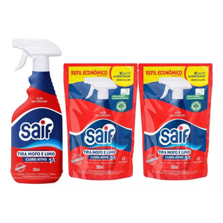 Tira Mofo e Limo Gatilho 500ml Saif Paredes Gesso e Rejuntes