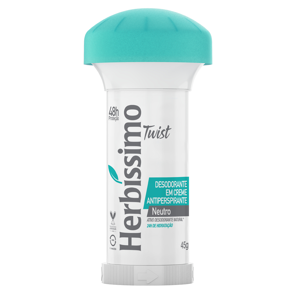 Desodorante Twist Antitranspirante Herbíssimo Neutro 45G
