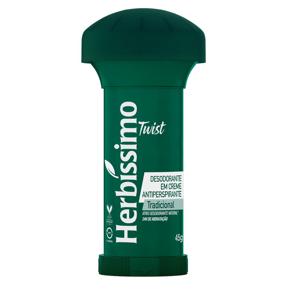 Desodorante Twist Antitranspirante Tradicional Herbissimo 45G