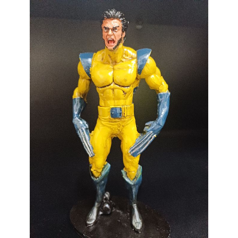 Boneco Resina Wolverine Logan Xmen Colecionador Estátua 20cm