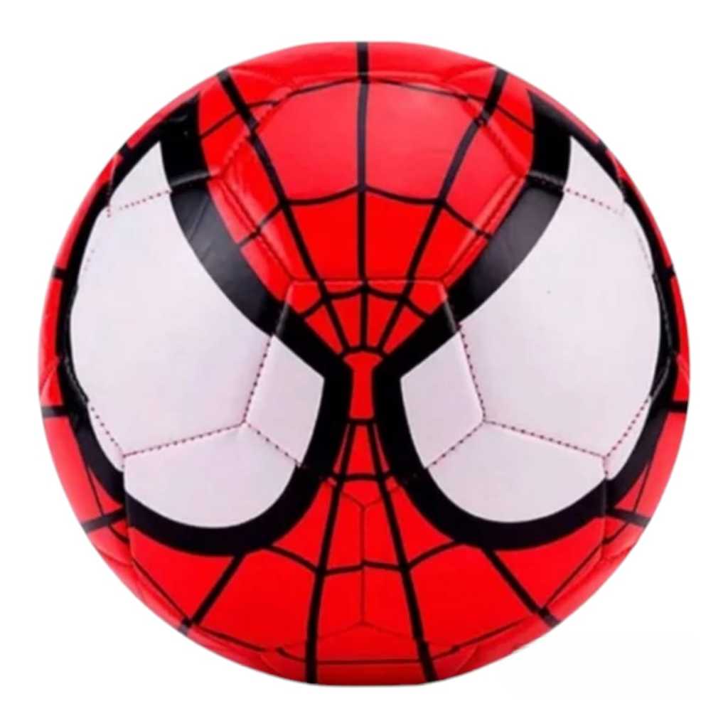 Bola de Futebol Campo Society Couro Sintético Tamanho 5 Infantil Homem Aranha PRESENTE