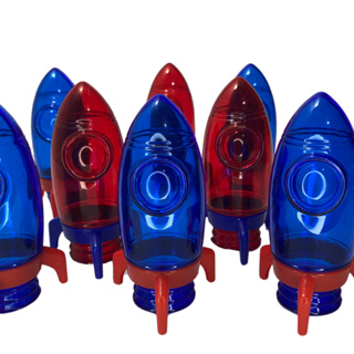 Kit 12 Tubete de Foguete Baleiro para Lembrancinha de Festa Infantil em Oferta na Shopee