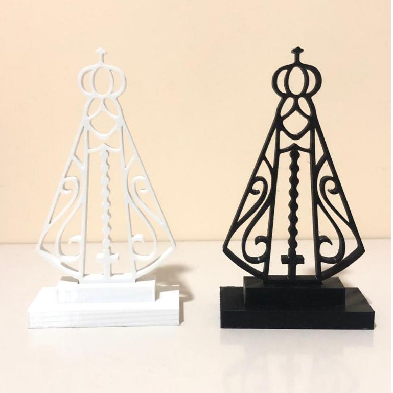 Imagem Nossa Senhora Aparecida Impressão 3D