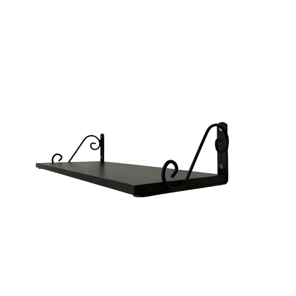 1 Uni. Prateleira MDF para Microondas 40x60 + Suporte Invertido Decorativo