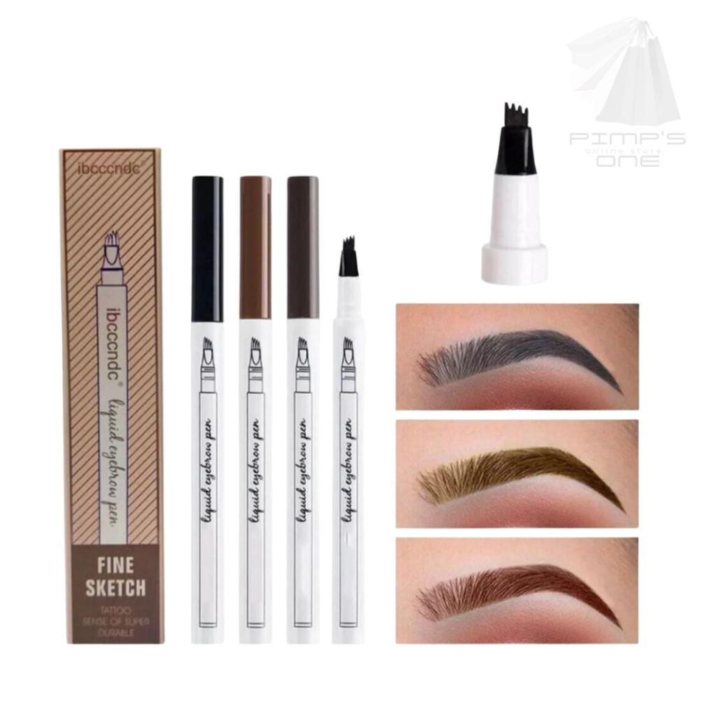 Lápis/caneta para Sobrancelhas com Efeito de Microblading/Fio A Fio 4 a prova d'agua
