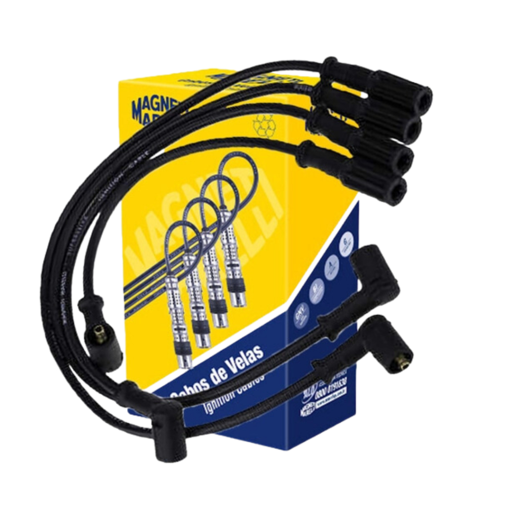 Jogo Cabos De Vela Palio Punto Fiorino Doblo Fire Original Magnet Marelli