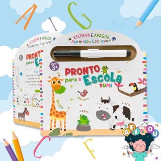 Livro Educativo Atividades Infantil Caneta Magica Apagável - Pronto Para a Escola Aprenda a Escrever em Oferta na Shopee
