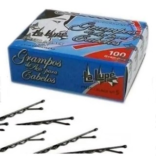 Grampo Presilha Ramona para Cabelos La Lupe Preto N 5 100 Grampos em Oferta na Shopee