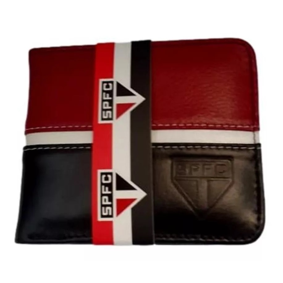 Mini Carteira São Paulo Couro Legítimo Original