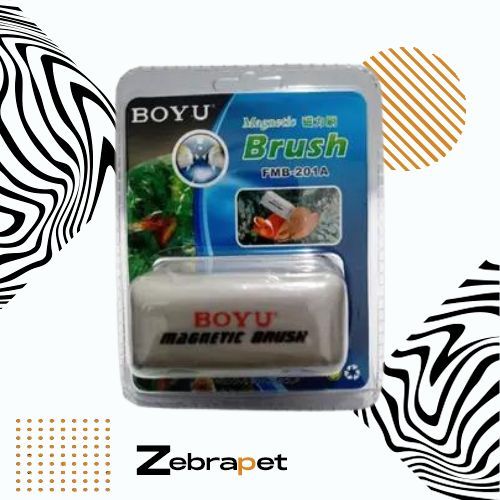 Limpador Magnético Flutuante Boyu p/ Vidro Curvo - Div. Tamanhos