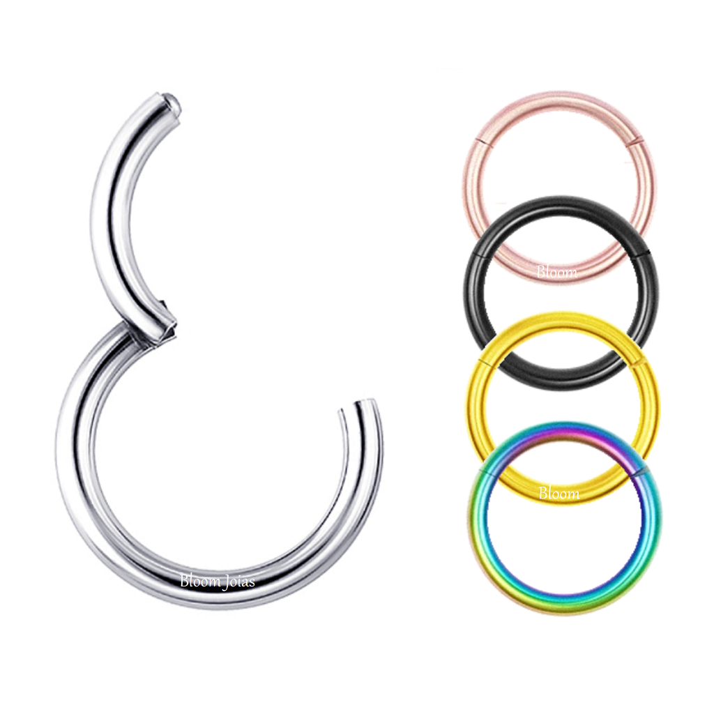 Piercing Titânio G23 Argola Articulada Clicker