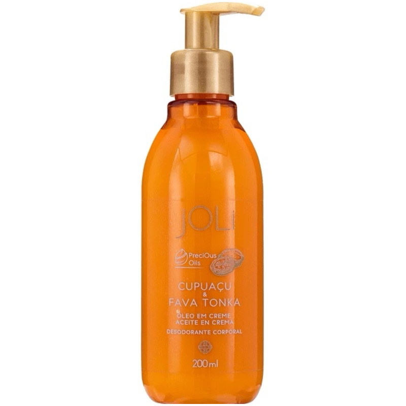 Óleo Em Creme Corporal Cupuaçu E Fava Tonka Joli Óleo 200ml Hinode Original