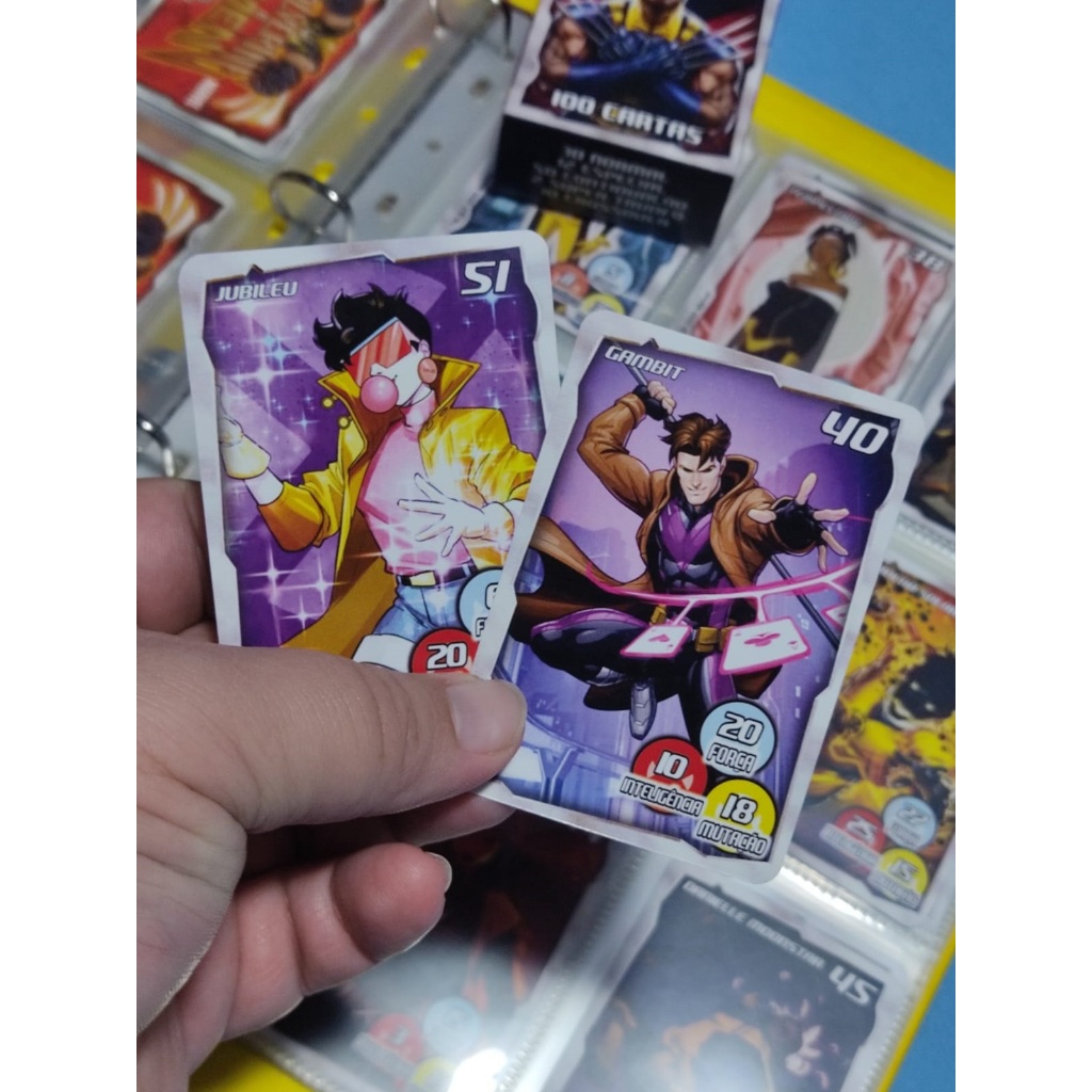 Coleção Cards Wolverine e os X-Men 01 ao 100 Novas Gerações e Crossover