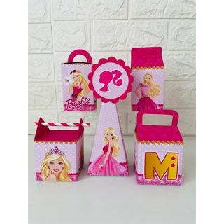 Caixas Personalizadas barbie, lembrancinha Barbie, kit festa Barbie, caixinha barbie (pegue e monte)