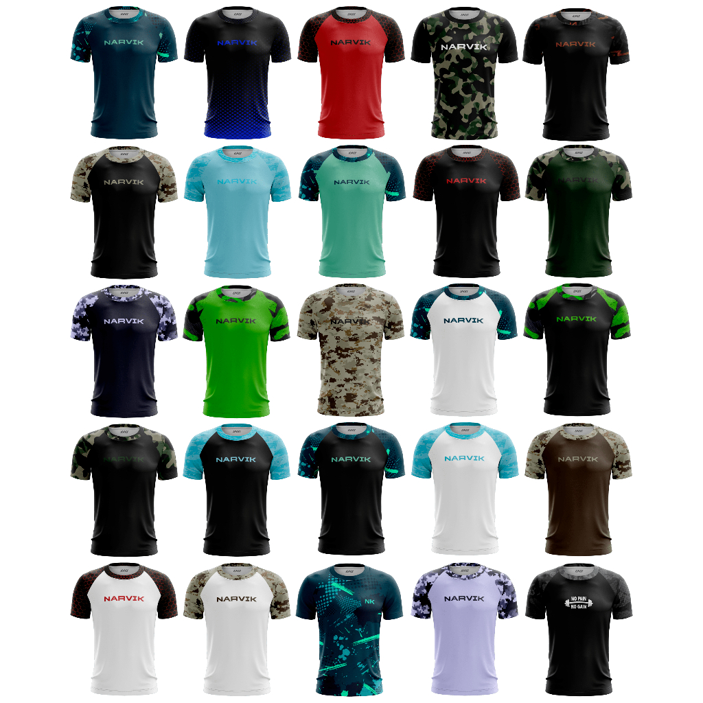 Camiseta Casual Esportiva Unissex CrossFit / Academia / corrida / caminhada / Camisa Dry Fit Premium com proteção UV 50+ em Oferta na Shopee