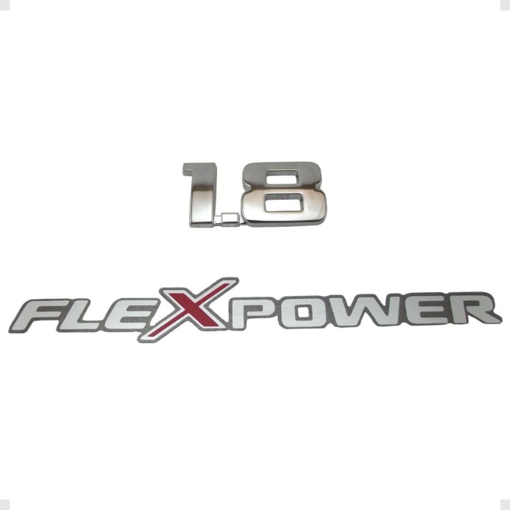 Adesivo Flexpower E Emblema 1.8 Corsa Celta Astra Vectra Montana Prisma 2007 Em Diante
