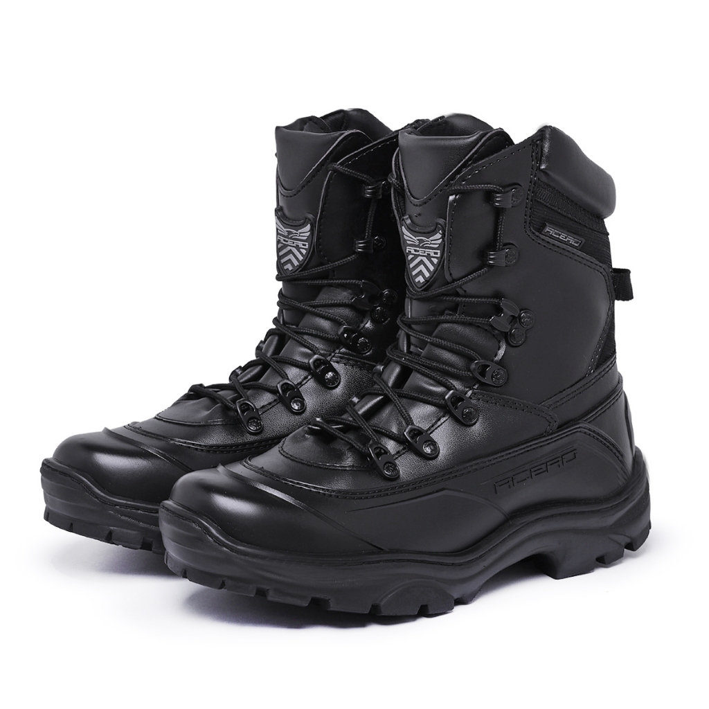 Bota Coturno Militar Acero Tiger Pro Resistente Couro Confortável