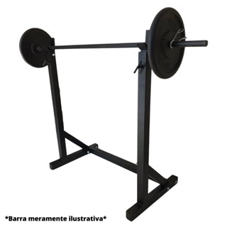 Suporte Cavalete de Agachamento Supino Reto e Inclinado Bíceps e Ombros Com Capacidade de até 200kg em Oferta na Shopee