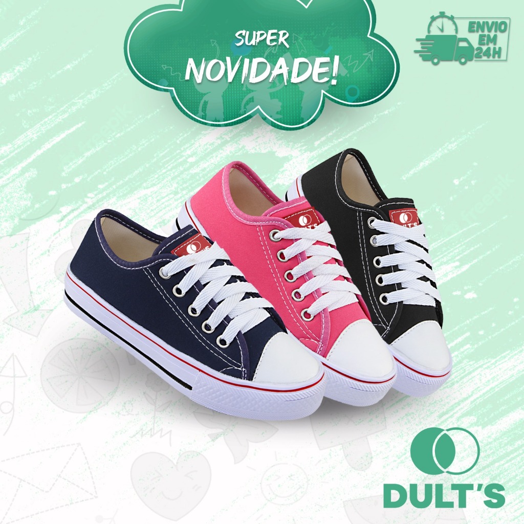 Tênis Infantil All Cano Baixo Moda Escola passeio Menino Menina confortavel Star Promoção ...