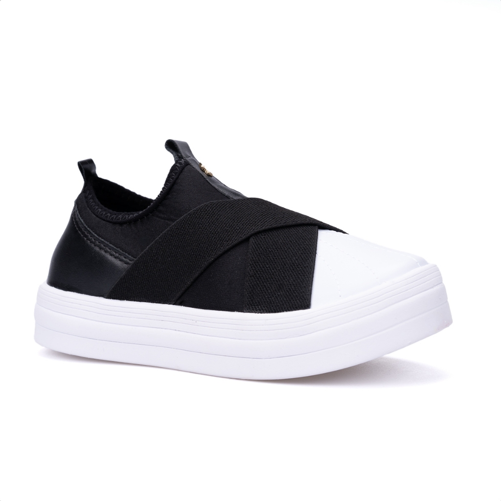 Tênis Infantil Feminino Slip On Calce Fácil Ultra Conforto Moderno Menina Fashion