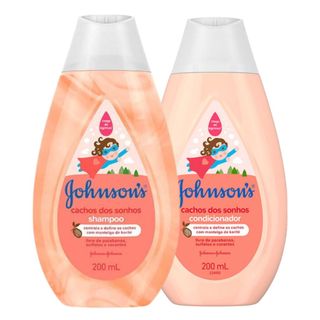 Kit Shampoo e Condicionador Johnson´s Kids Cachos dos Sonhos 200ml