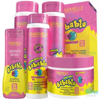 Kit Babablu Tutti Frutti Com Sabonete Íntimo Charmelle em Oferta na Shopee