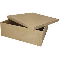 12 CaixaS 20x20x8 Caixinha, Organizadora, Casamento, Padrinhos, Lembrancinha, Madeira MDF em Oferta na Shopee