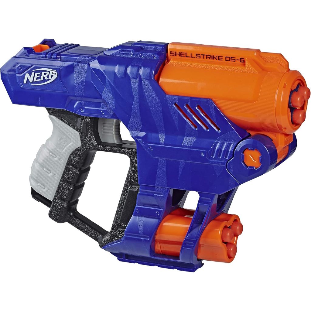 Lançador de Dardos Nerf N-Strike Elite Shellstrike DS-6 E6171 - Hasbro