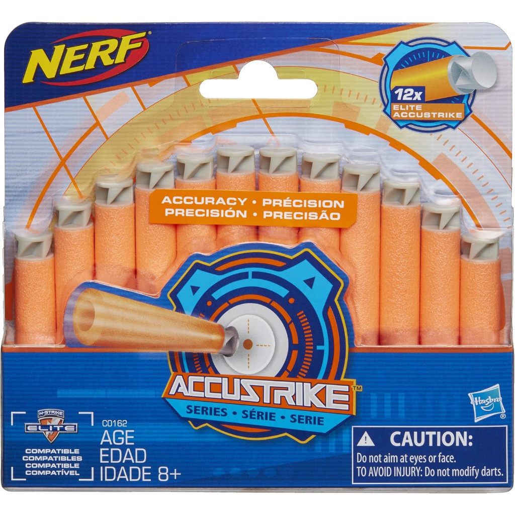 Refil de Dardos Nerf Accustrike 12 Dardos C0162 - Hasbro