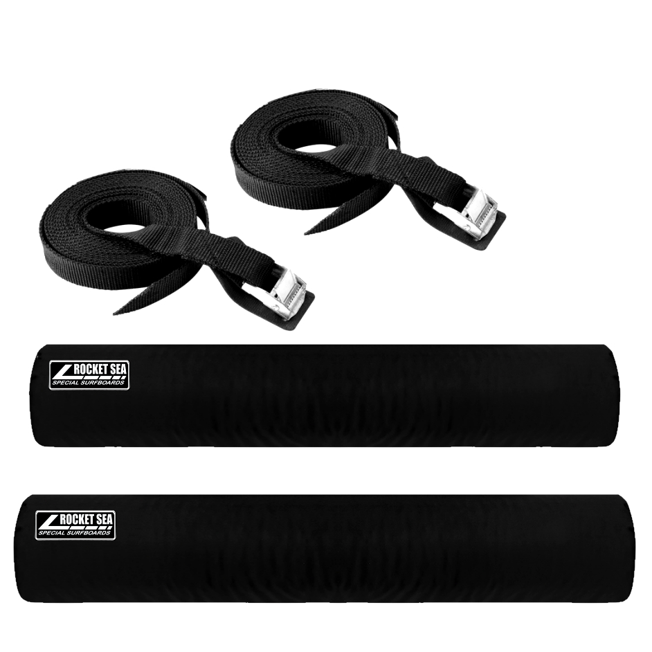 Fitas de Rack + Espumas Para Transporte De Pranchas Surf, Long, Stand up