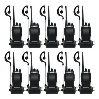 Kit 10 Rádio Comunicador Walk Talk Baofeng 777s com 16 Canais Alcance de 12Km-