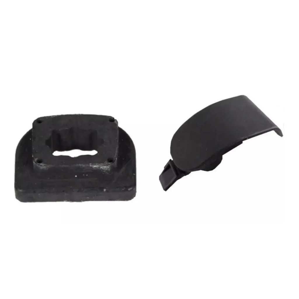 Kit com 1 coxim de borracha +  1 trava superior de fixação do radiador Novo Ka / Eco/ Fiesta em Oferta na Shopee